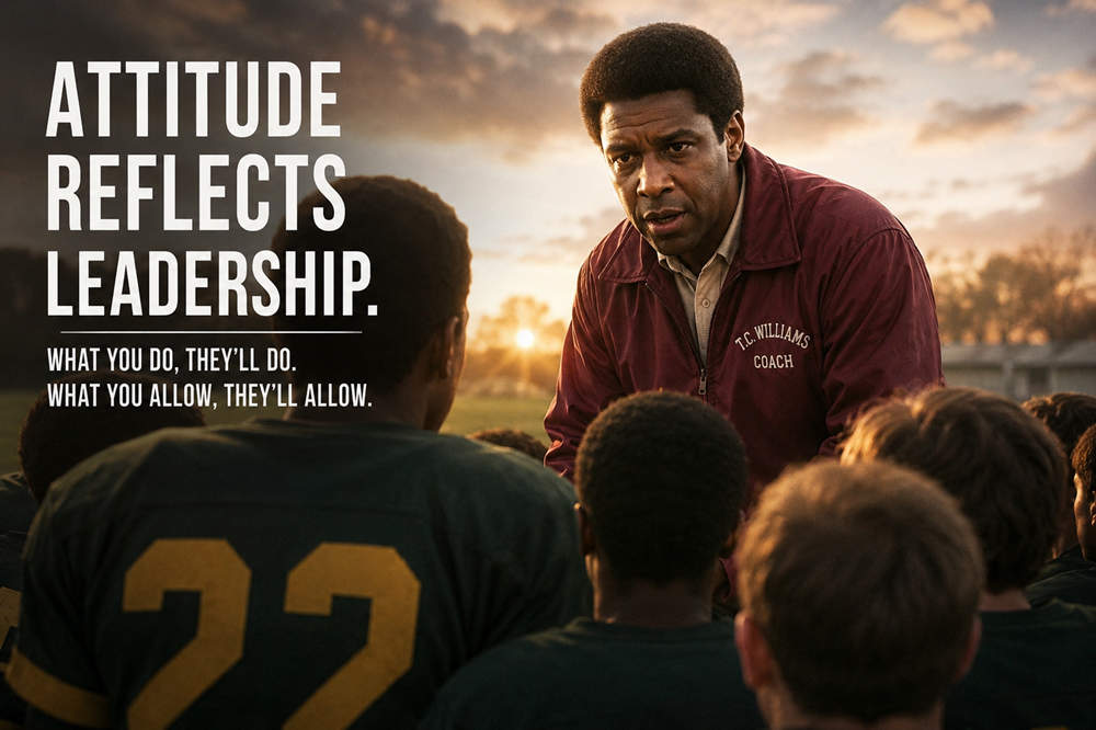 Attitude reflects leadership