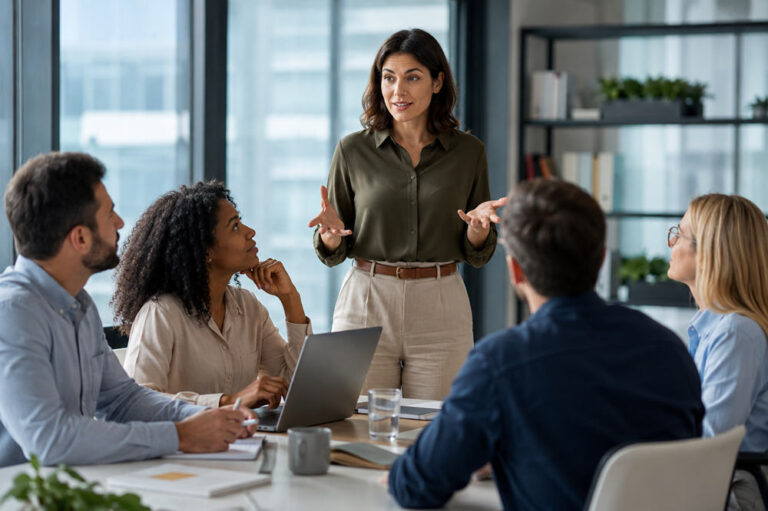 Delegative leadership
