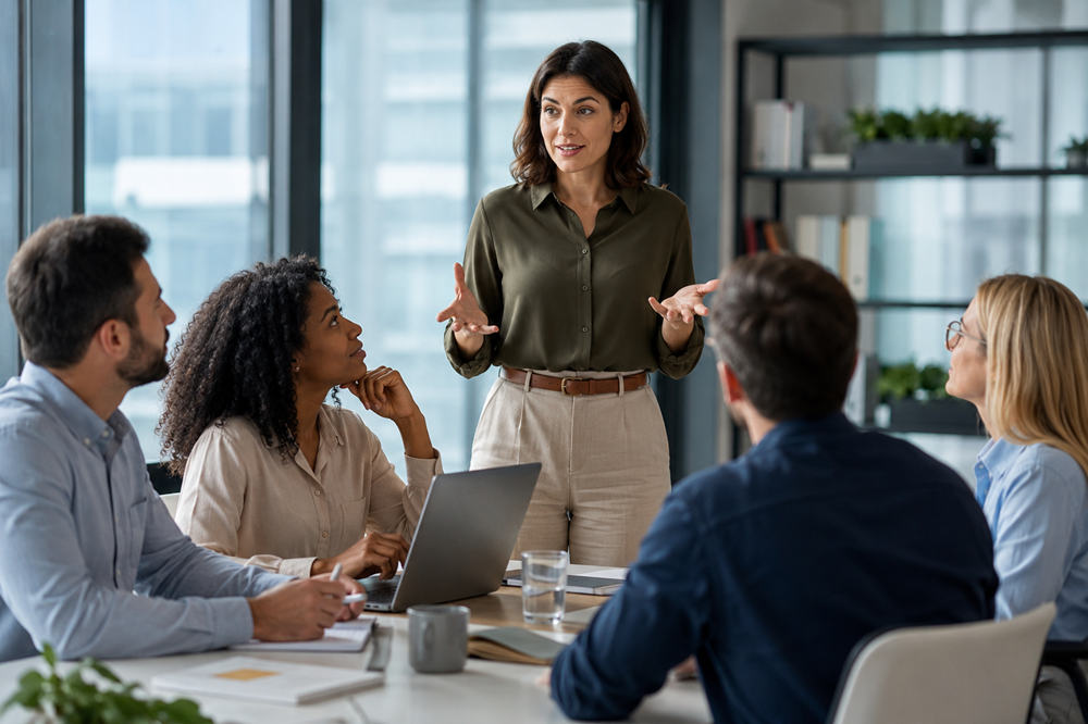 Delegative leadership