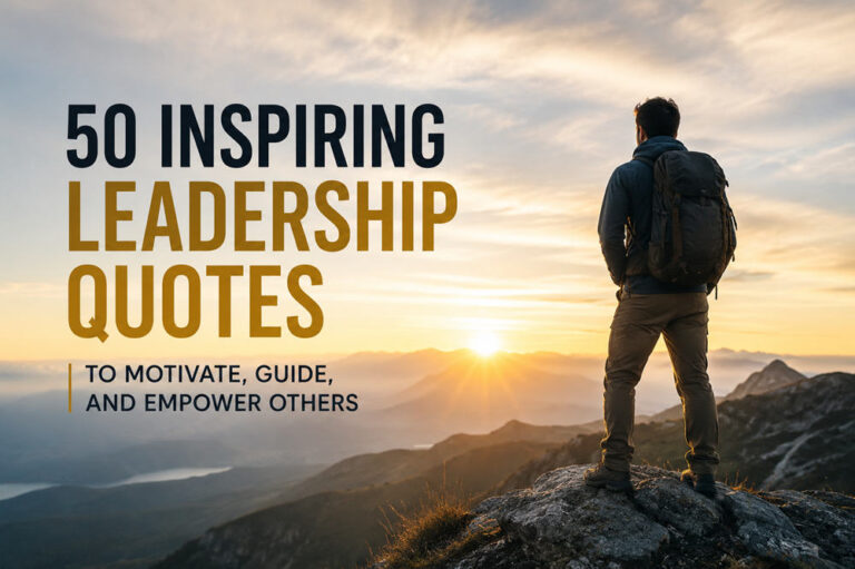 Inspiring leadership quotes