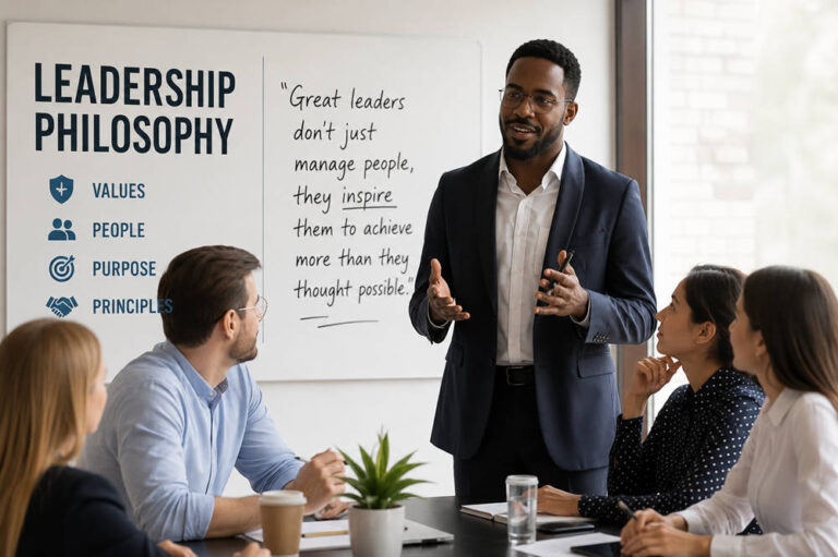 Leadership philosophy examples