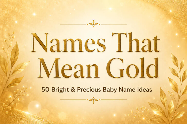 Names that mean gold