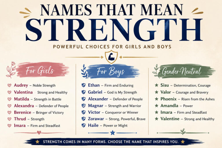 Names that mean strength