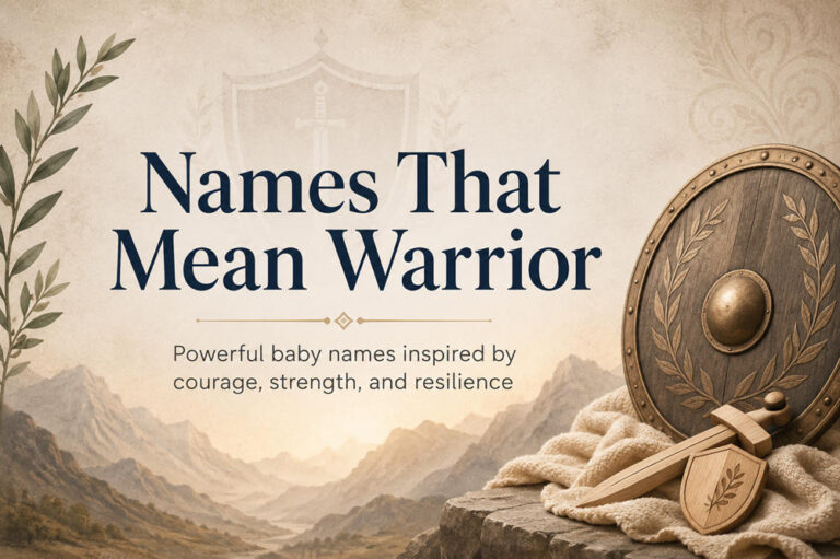 Names that mean warrior
