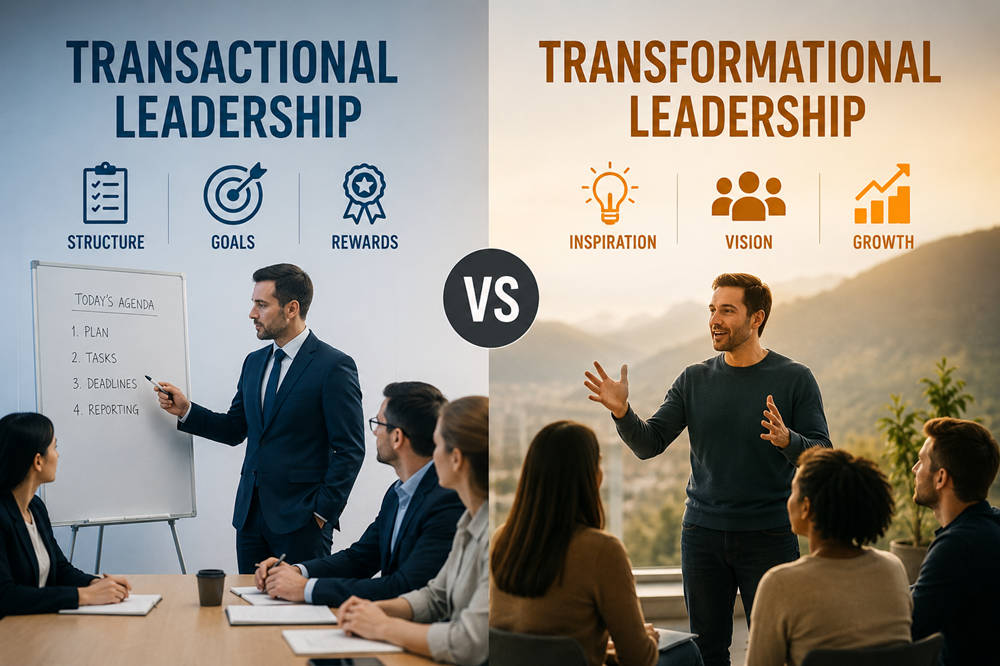 Transactional vs transformational leadership