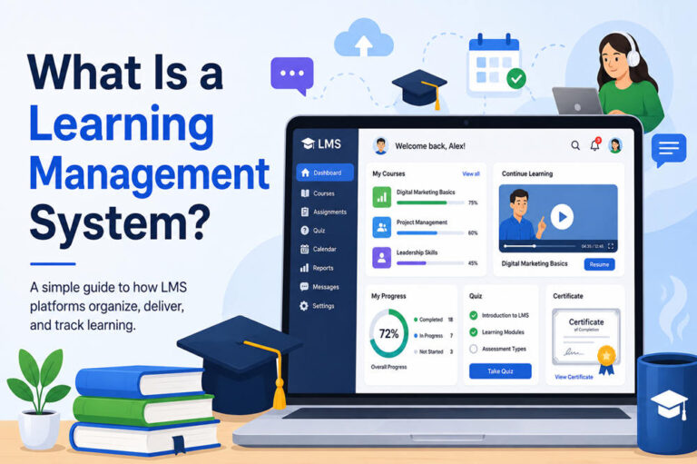 What is a learning management system