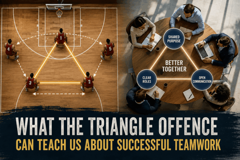 What the triangle basketball offence can teach us about successful teamwork