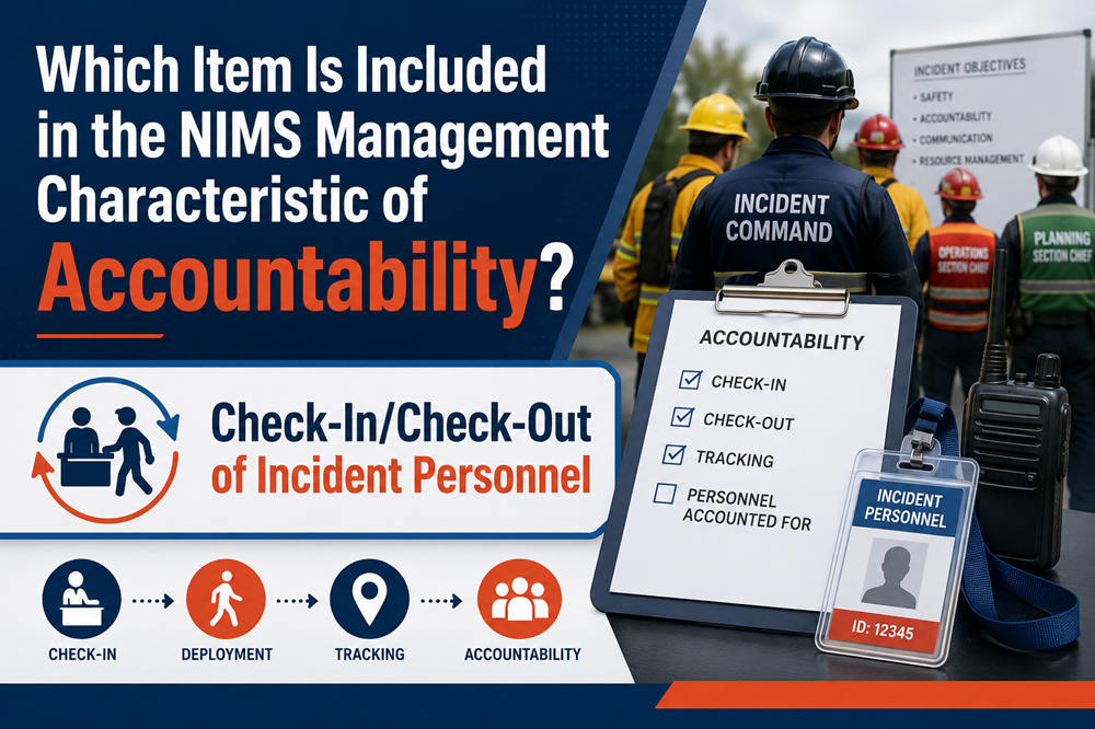 Which item is included in the nims management characteristic of accountability