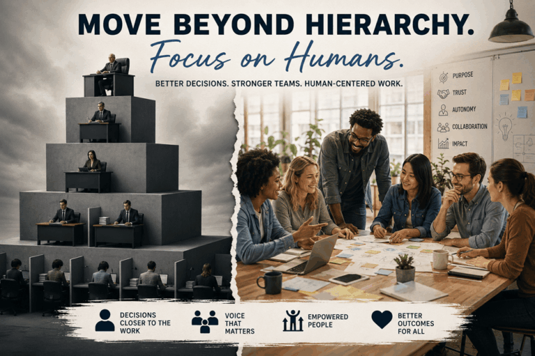 Why it is time to get rid of hierarchical structures and focus more on humans