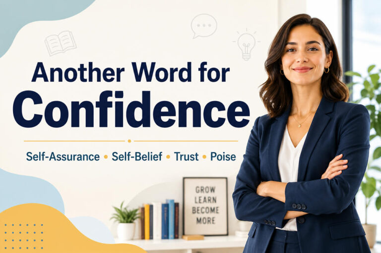 Another word for confidence