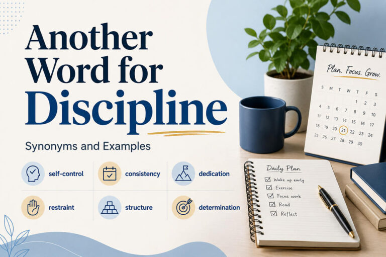 Another word for discipline