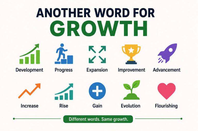 Another word for growth