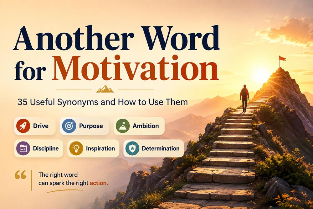 Another word for motivation