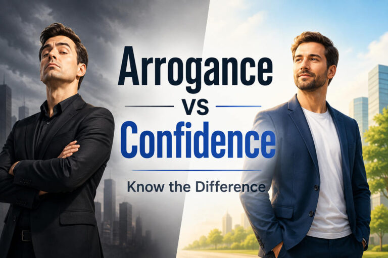 Arrogance vs confidence