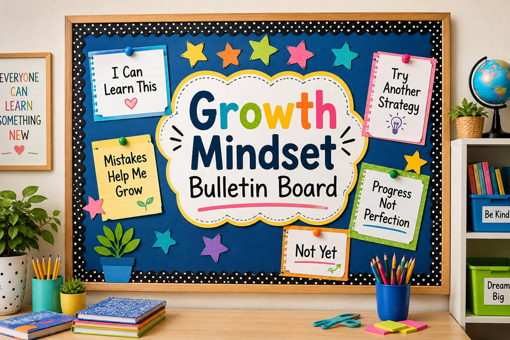 Growth mindset bulletin board