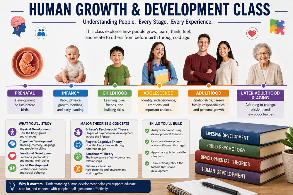 Human growth and development class