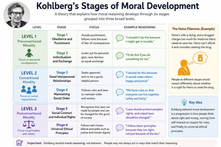 Kohlbergs stages of moral development
