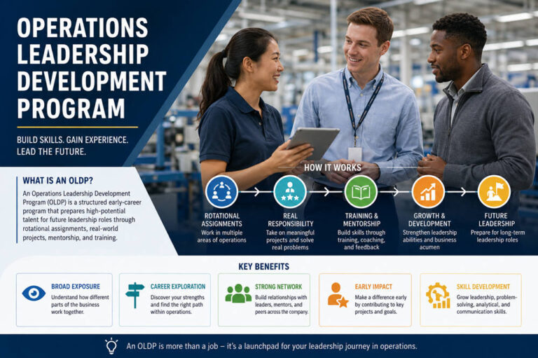 Operations leadership development program