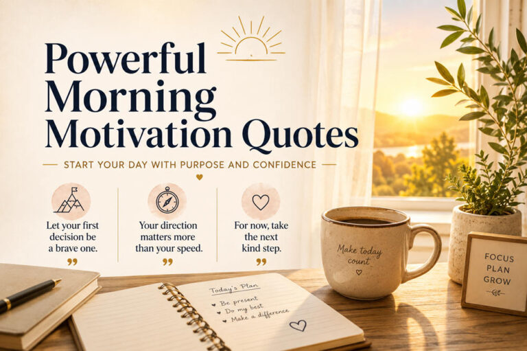 Powerful morning motivation quotes