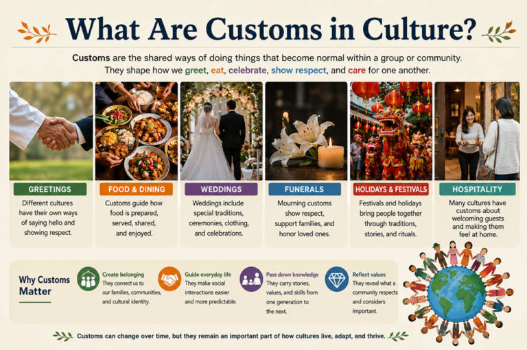 What are customs in culture