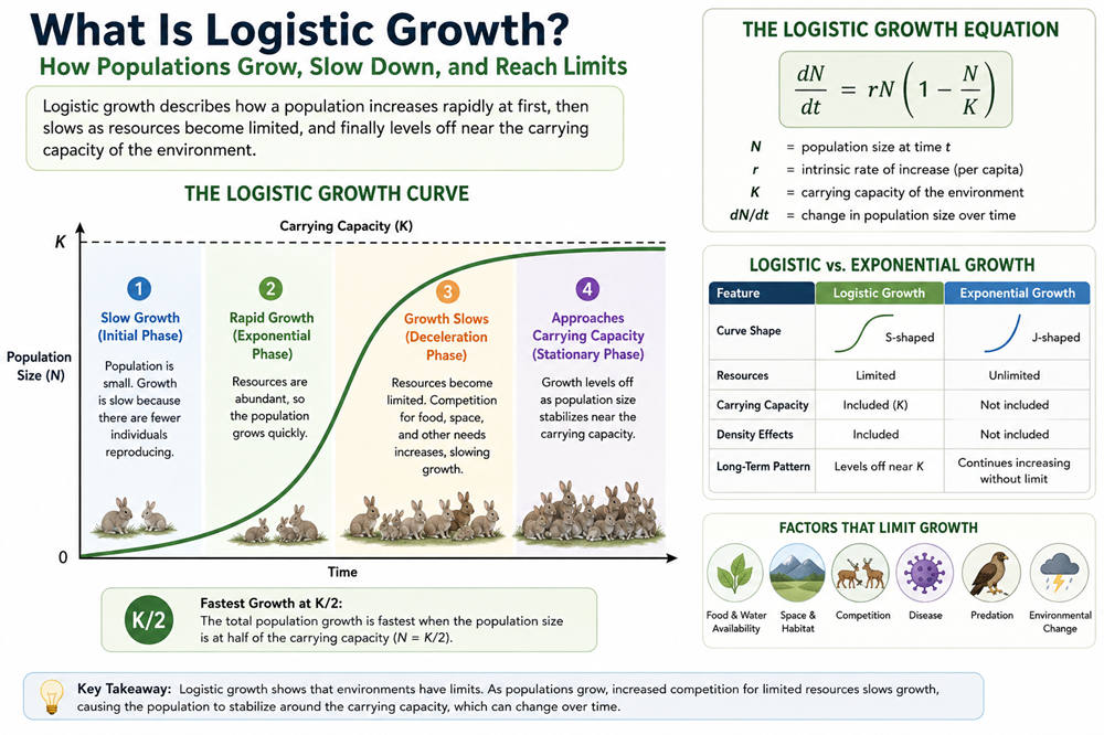 What is logistic growth