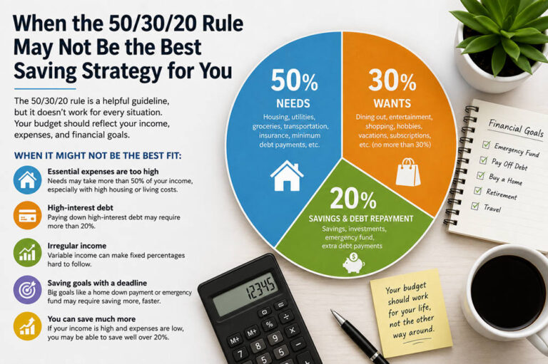When the 50 30 20 rule may not be the best saving strategy for you